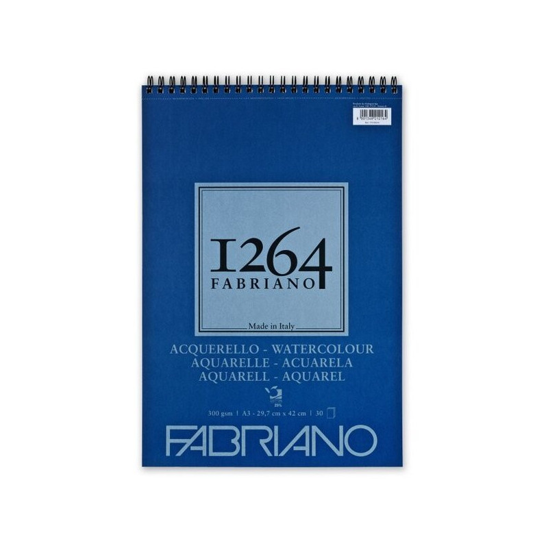 Bloc acuarelă A3 Fabriano 1264 300g/mp 30 file