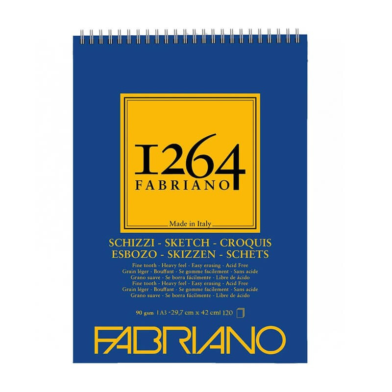 Bloc de desen A3 90g/mp 1264 Fabriano 120 file