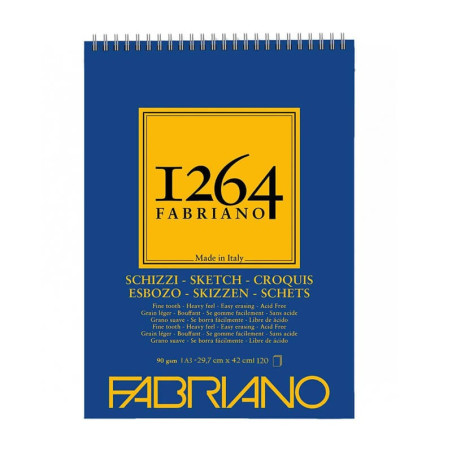 Bloc de desen A3 90g/mp 1264 Fabriano 120 file