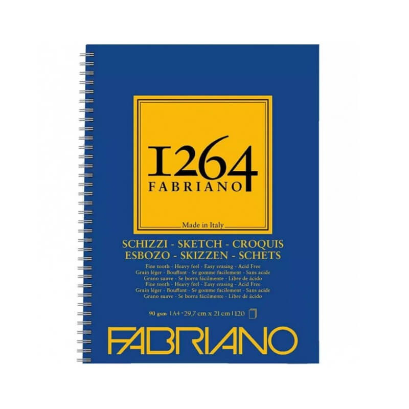 Bloc de desen A4 90g/mp 120 file pH neutru