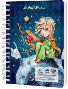 Sketchbook A6 120g/mp 60 file Micul Prinț Drasca