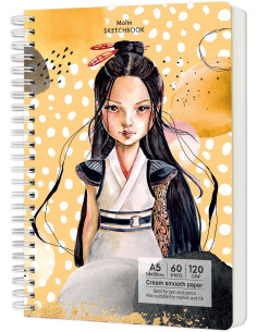Sketchbook A5 120g/mp 60 file Molin Drasca