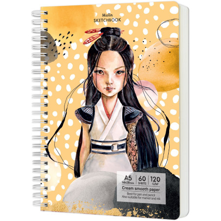 Sketchbook A5 120g/mp 60 file Molin Drasca