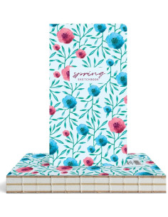 Carnet de schițe 96 file Poppies copertă albastră...