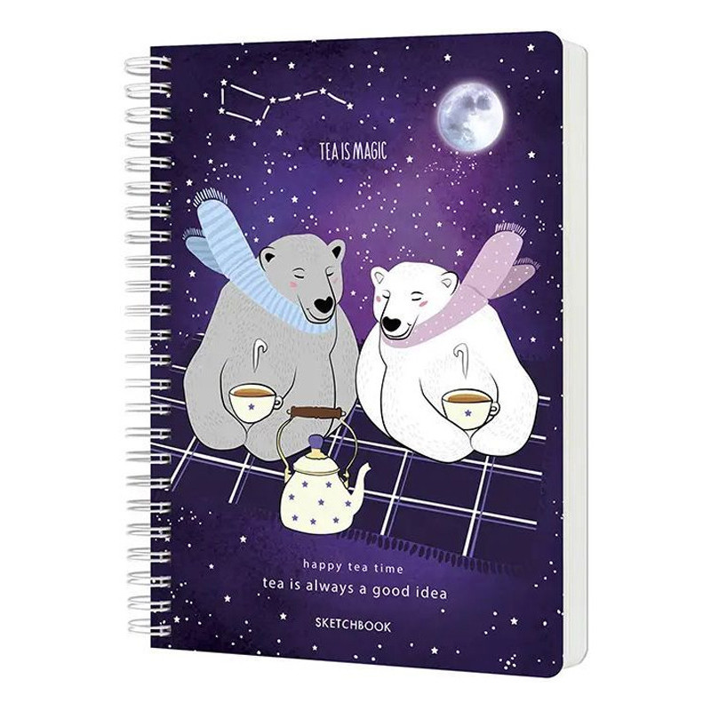 Sketchbook A6 120g/mp 60 file Tea is Magic Drasca