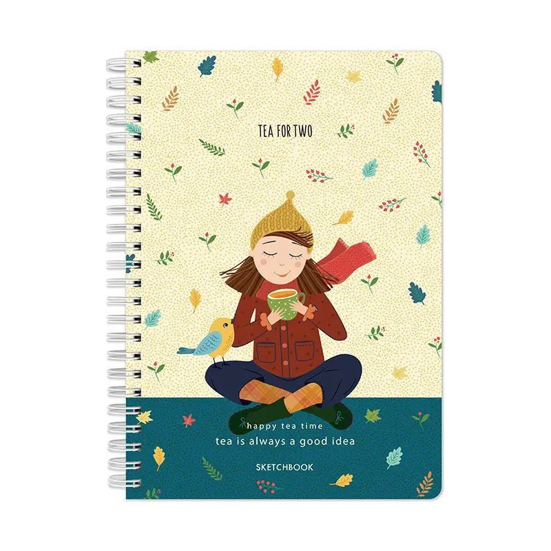 Sketchbook A6 120g/mp 60 file Tea for Two Drasca