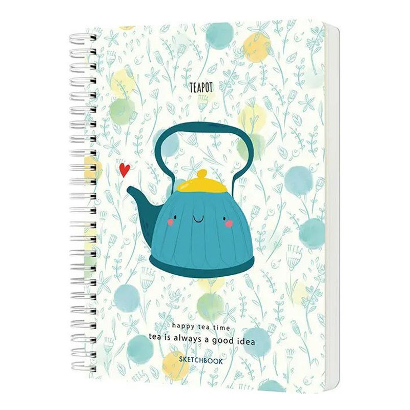 Sketchbook A6 120g/mp 60 file Teapot Drasca