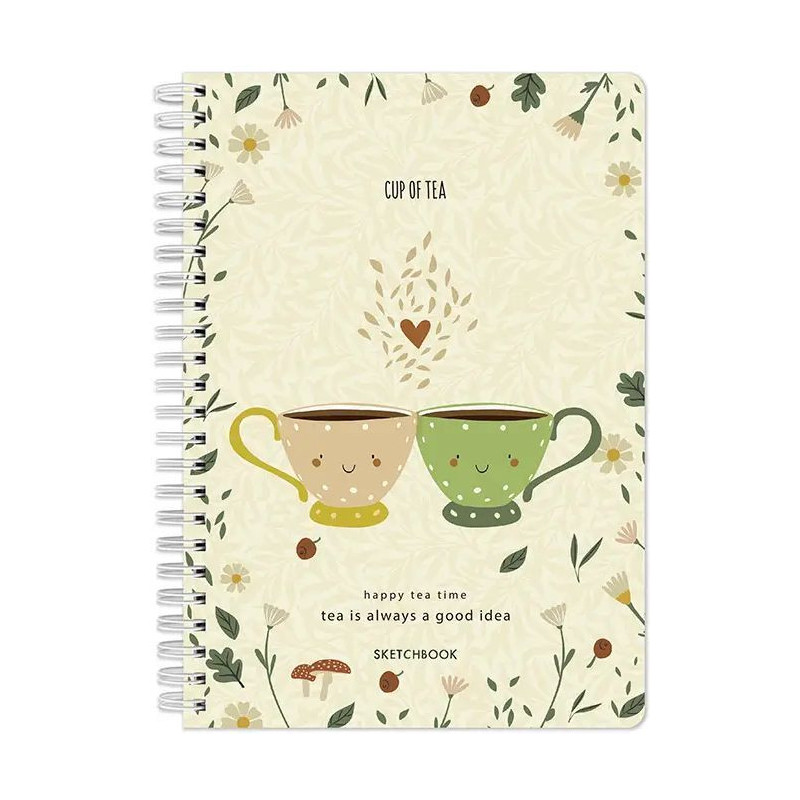 Sketchbook A6 120g/mp 60 file Cup of Tea Drasca
