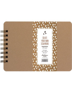 Sketchbook A5 Inspiration Kraft 300g/mp 24 file Drasca