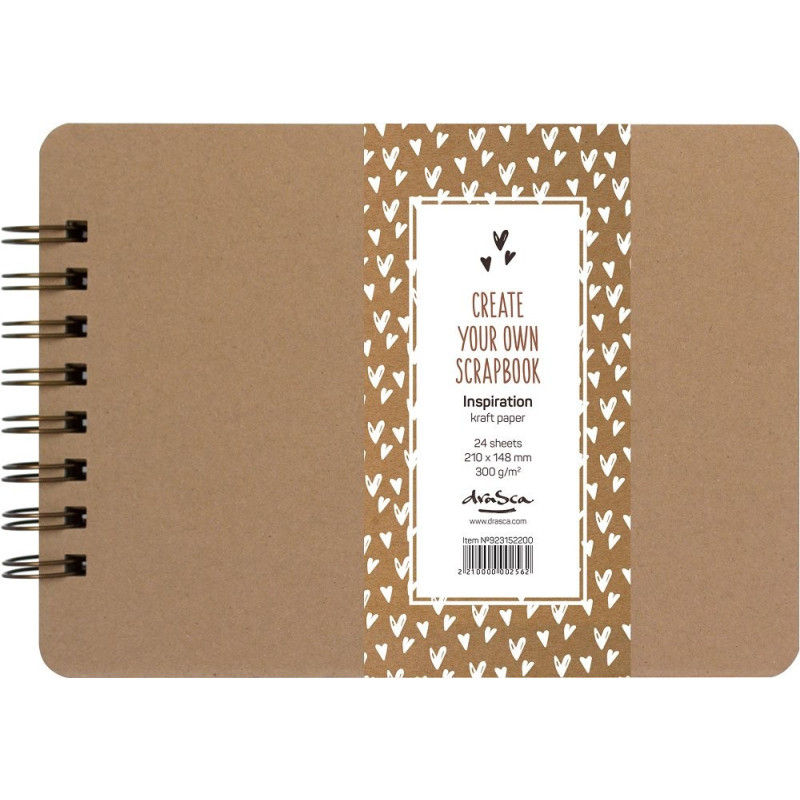 Sketchbook A5 Inspiration Kraft 300g/mp 24 file...