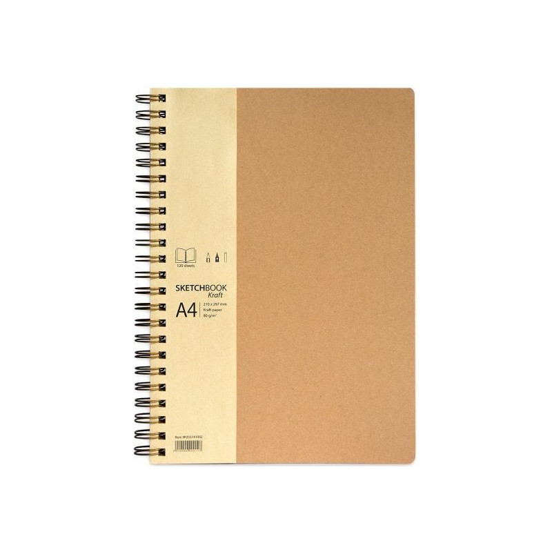 Sketchbook A4 Inspiration Kraft 300g/mp 24 file...