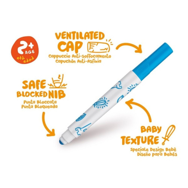 Carioci copii 2+ ani superlavabile 6 culori...