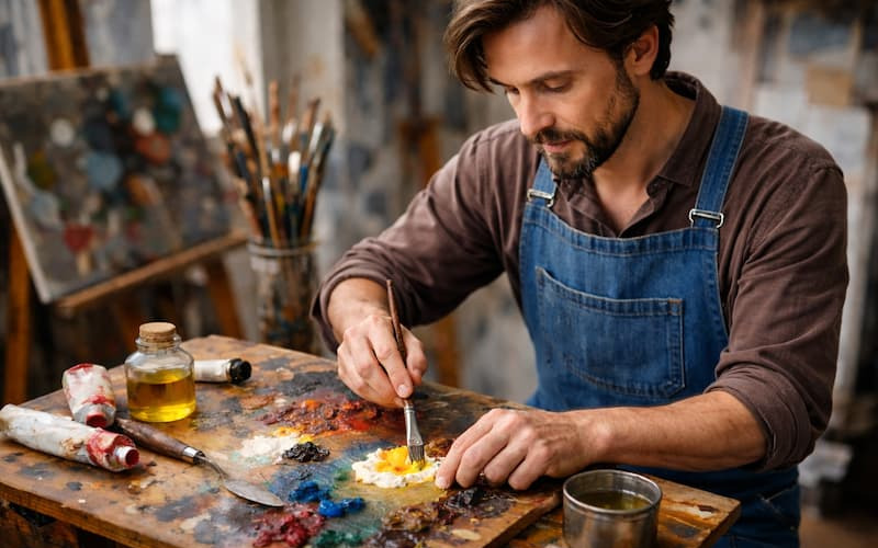 Cu ce combinăm culorile în ulei