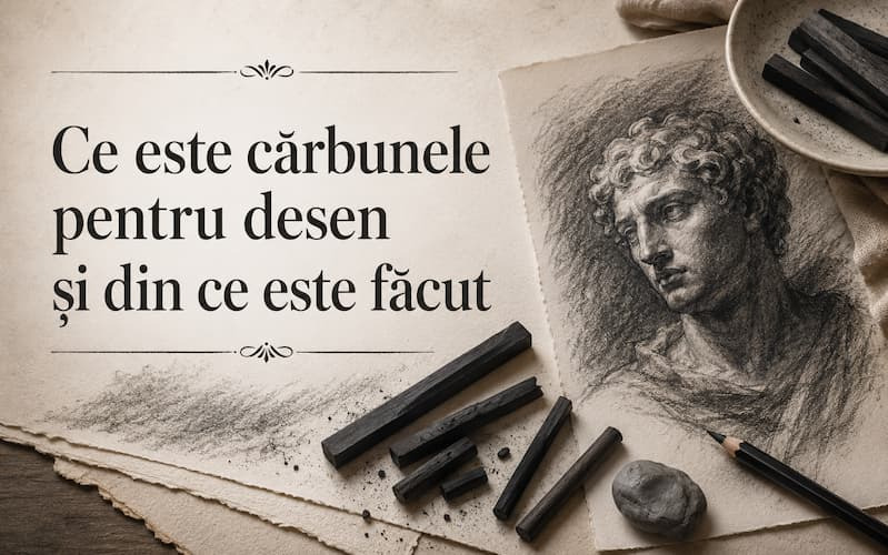 Ce este cărbunele pentru desen și din ce este făcut?