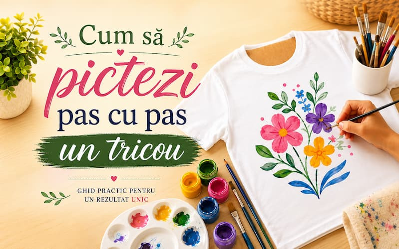 Cum să pictezi pas cu pas un tricou
