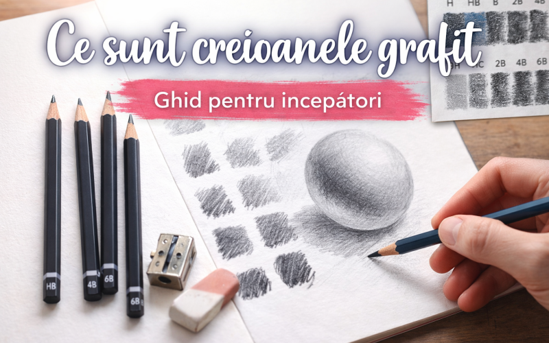 Ce sunt creioanele grafit și la ce le folosim? ✏️
