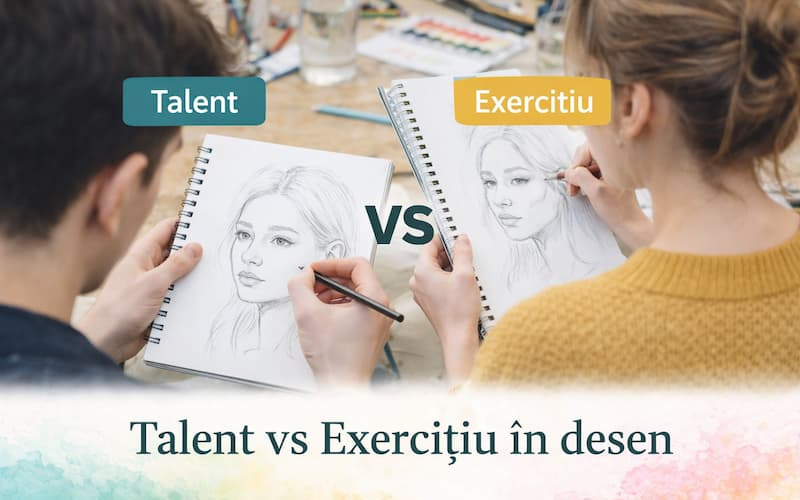 Talent vs exercițiu în desen – ce contează mai mult?